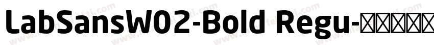 LabSansW02-Bold Regu字体转换